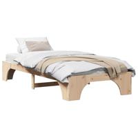 Bedframe Naturel 90 x 190 cm Massief grenenhout - thumbnail
