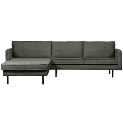WOOOD Rodeo bank chaise longue links velvet Frost