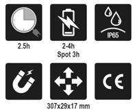 Beta Inspectielamp slank 3-led - thumbnail