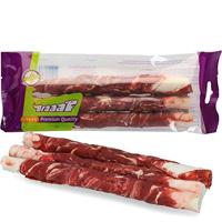Braaaf Rawhide Twister Rund & Vis (3 st.) - 21 cm - thumbnail