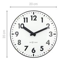 NeXtime - Tafel|Wandklok 20cm-Koepelvormig Glas - thumbnail
