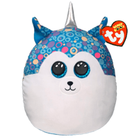 TY squish a boo knuffelkussen husky helena 23 cm - thumbnail