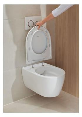 Geberit Wandcloset iCon Pack Diepspoel Gesloten Vorm Rimfree Met Zitting Softclose En Quick release Wit