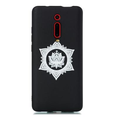 Voor Xiaomi Redmi K20 schokbestendig zachte TPU beschermende case (hexagram bloem patroon)