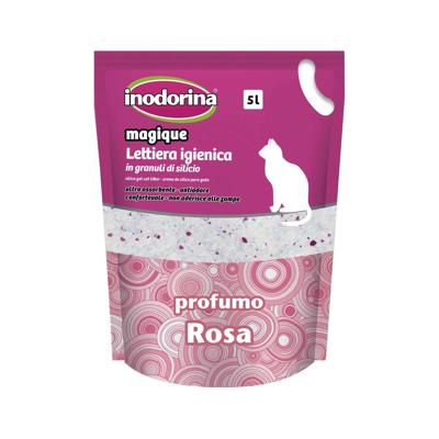 Kattenbakvulling Inodorina MAGIQUE ROSE Rozen 5 L Kattenbakvulling Inodorina MAGIQUE ROSE Rozen 5 L