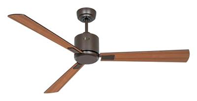 CasaFan ECO NEO III 132 BZ-SW/TK WiFi Flügel Schwarz/Teak Plafondventilator 27 W (Ø x h) 132 cm x 360 mm Brons Met afstandsbediening, Timer, Met wintermodus,