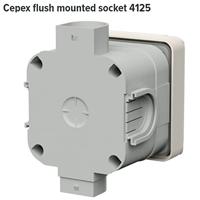 MENNEKES Mennekes 4125 CEE-wandcontactdoos 16 A 5-polig 400 V 1 stuk(s) - thumbnail