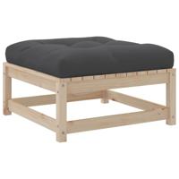 6-delige Loungeset met kussens massief grenenhout - thumbnail