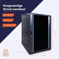 DSI 18U Serverkast met glazen deur - DS6818 server rack - thumbnail
