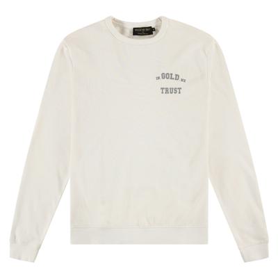 In Gold We Trust Reflective Crewneck White - Maat XXL - Kleur: Wit | Soccerfanshop