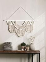 MUST Living Wanddecoratie 'Boho Chic' Macramé - thumbnail