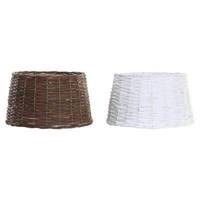 Kerstboomrok DKD Home Decor vlechtwerk (39 x 39 x 22 cm) (2 Stuks)