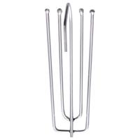 Gordijnen verduisterend 2 st met haken 140x225 cm fluweel blauw - thumbnail