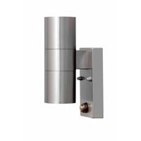 Konstsmide Modena 7542-000 Buitenlamp met bewegingsmelder (wand) Halogeen GU10 70 W RVS - thumbnail