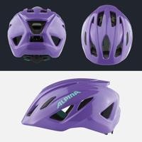 Alpina Pico Fietshelm maat 50-55 paars - thumbnail