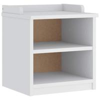 Gangbankje SANDNES wit 45x40x50 cm massief grenenhout - thumbnail