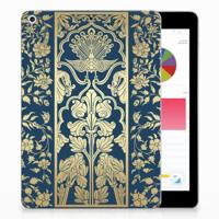 Apple iPad 9.7 2018 | 2017 | Siliconen hoesje | Beige Flowers - thumbnail