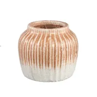 PTMD Bloempot Jadyn Orange Ø20cm - thumbnail