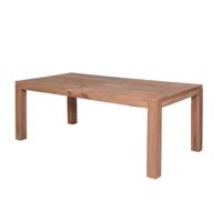Mexico Tafel 200X100X76cm Natural Teak Poten 10X10cm Garden Impressions - Garden impressions - thumbnail
