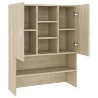 VidaXL Wasmachinekast 70,5x25,5x90 cm sonoma eikenkleurig - thumbnail