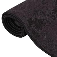 VidaXL Vloerkleed wasbaar anti-slip 400x300 cm antracietkleurig - thumbnail