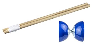 Playfun Diabolo met houten stokken