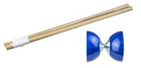 Playfun Diabolo met houten stokken - thumbnail