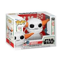 Star Wars the Mandalorian Holiday Funko Pop Vinyl: Grogu Snowman - thumbnail