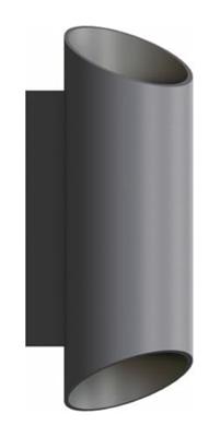 Nordlux Wandlamp Nico rond 2x GU10 antraciet IP54 - 4800918 Nordlux Wandlamp Nico rond 2x GU10 antraciet IP54 - 4800918