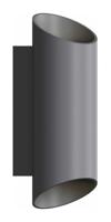 Nordlux Wandlamp Nico rond 2x GU10 antraciet IP54 - 4800918 - thumbnail