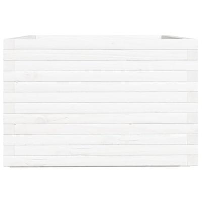 Plantenbak 70x70x49,5 cm massief grenenhout wit Plantenbak 70x70x49,5 cm massief grenenhout wit