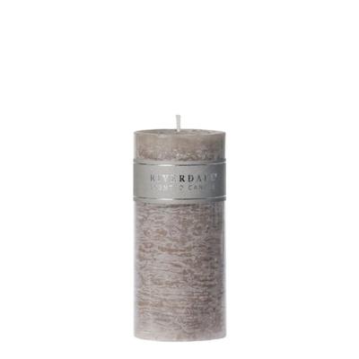 Rustieke Geurkaars Jasmin Tea light grey 7.5x15cm
