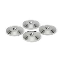Audio Dynavox - Set van 4 stuks spike ringen, zilver - thumbnail