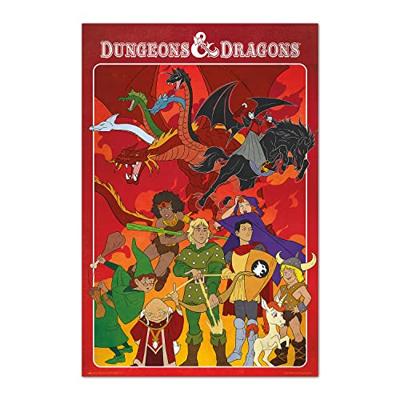 Poster Dungeons & Dragons - The Animated Series 61x91,5cm Poster Dungeons & Dragons - The Animated Series 61x91,5cm