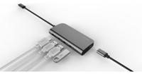 LMP 2995 Video-hub 5-poorts USB-C met HDMI, USB 3.0 en USB-C - ,Space grijs - thumbnail