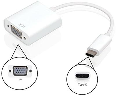 Adapter USB-C naar VGA Ewent EC1050