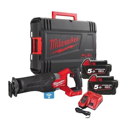 Milwaukee M18 FUEL™ FHZ-502X Accu Reciprozaag 22mm HACKZALL™ 18V 5.0Ah in HD-Box - 4933459885
