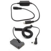 Dummy accu USB-C adapterset DR-E15 voor Canon EOS 100D - thumbnail