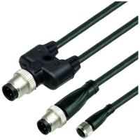 Pepperl+Fuchs 203012 Sensor/actuator verdeler en adapter Aantal polen (sensoren): 4, 4 3 m 1 stuk(s) - thumbnail