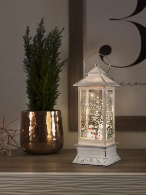 Konstsmide 4365-200 LED-lantaarn Sneeuwpoppen Warmwit LED Wit Besneeuwd, Watergevuld, Timer, Schakelaar Konstsmide 4365-200 LED-lantaarn Sneeuwpoppen Warmwit LED Wit Besneeuwd, Watergevuld, Timer, Schakelaar