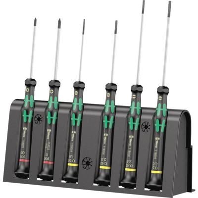 Wera 2035/6 A Micro-schroevendraaierset + Houder, 6 -delig - 1 stuk(s) - 05118150001