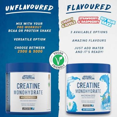 Creatine Monohydrate with Taste 50servings Strawberry & Raspberry - thumbnail