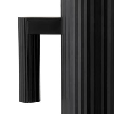 Alessi Plissé Thermoskan zwart