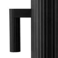 Alessi Plissé Thermoskan zwart - thumbnail