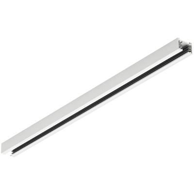 Spanningsrail - Trion Dual - 2 Fase - Opbouw - Aluminium - Wit - 0.5 Meter