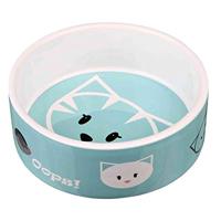 TRIXIE VOERBAK / WATERBAK MIMI KERAMIEK ASSORTI 12 CM 300 ML 4 ST - thumbnail