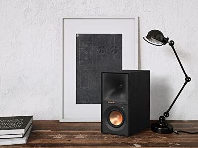 Klipsch: R-40PM Draadloze Boekenplank speakers - 2 stuks - Zwart Klipsch: R-40PM Draadloze Boekenplank speakers - 2 stuks - Zwart