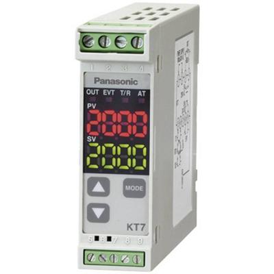 Panasonic AKT7111100J Temperatuurregelaar K, J, R, S, B, E, T, N, PL-II, C, Pt100, Pt100 -200 tot +1820 °C Relais 3 A, Transistor (l x b x h) 100 x 22.5 x 75 mm Panasonic AKT7111100J Temperatuurregelaar K, J, R, S, B, E, T, N, PL-II, C, Pt100, Pt100 -200 tot +1820 °C Relais 3 A, Transistor (l x b x h) 100 x 22.5 x 75 mm