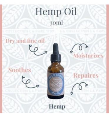 La Fare 1789 Natural organic hemp oil 30 Milliliter La Fare 1789 Natural organic hemp oil 30 Milliliter