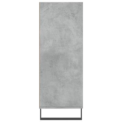 Schappenkast 69,5x32,5x90 cm bewerkt hout betongrijs